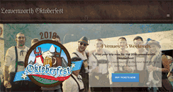 Desktop Screenshot of leavenworthoktoberfest.com